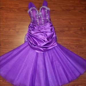 Purple dress for prom